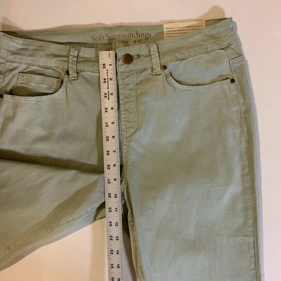 Soft Surroundings Women's Bootcut Stretch 2ASZ68 5 Pocket Jeans SIze M‎ NWT - Picture 14 of 16